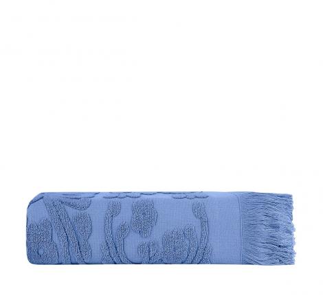 Полотенце махровое Arya с бахромой Isabel Soft 30X50, Голубой