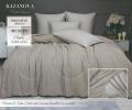 Постельное белье с одеялом "Kazanov.A." Muslin&Satin Solid color (пыльно-бежевый), Евро