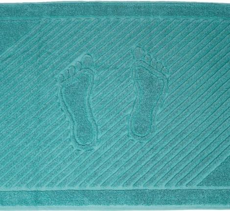 Полотенце-коврик для ванной Dusty turquoise (Пыльная бирюза), 50х70