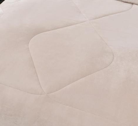 Постельное белье с одеялом "Sofi de Marko" Энрике (кремовый-м) Велюр, Семейный