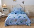 Постельное белье с одеялом детское "Sofi de Marko" Crocodile (синий) Сатин, 1,5 спальный
