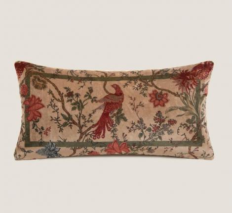 Подушка Frati "BIRDS OF PARADISE" BEIGE (бежевый), 30х60