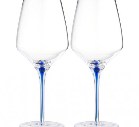 Набор бокалов для вина 2 штуки "ACCENT" SKY BLUE, 710 мл