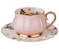 Чайная пара "ВРЕМЕНА ГОДА" 200 мл, розовая
