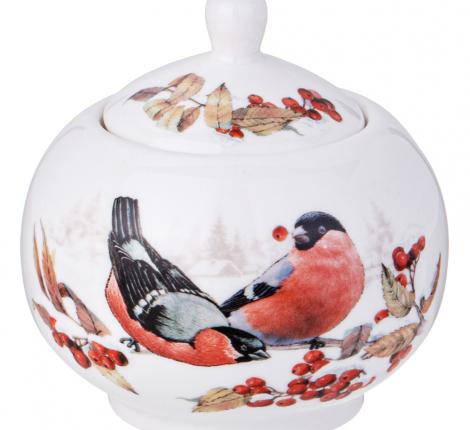 Чайный сервиз "ЛЕСНАЯ СКАЗКА" СНЕГИРИ на 6 персон, 14 персон