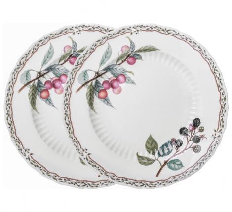 Набор обеденных тарелок 2 шт. "FRUIT GARDEN" 590-648, диаметр 25,5 см