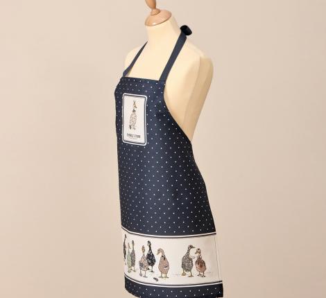 Фартук с пропиткой "FAMILY FARM" Кайма 70х85 см, синий