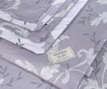 Постельное белье с одеялом "Kazanov.A." Дакота (лаванда графит жемчуг) Сатин, Евро