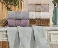 Набор бамбуковых полотенец "PHILIPPUS" 50x90 (1/6 ) MISS (EA108) FELIX