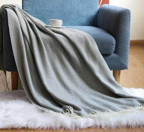 Плед вязаный PA-21, 130х240