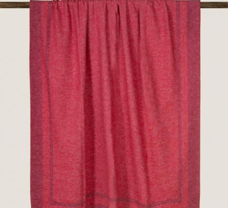 Плед хлопковый Frati "COUNTRY" CILIEGIA (вишневый), 130х170