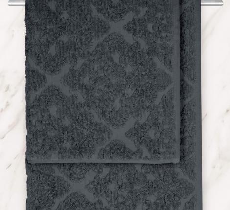 Полотенце махровое "Sofi de Marko" Barbara (антрацит) Жаккард, 50х90