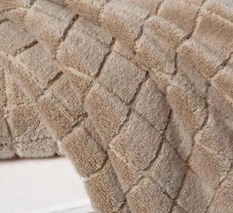 Полотенце махровое Arya 70x140 Quatro, Коричневый