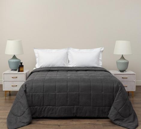 Покрывало "Sofi de Marko" Доминико (антрацит) Канвас, 240х260