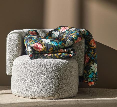 Покрывало стёганое "Blanc des Vosges" GIARDINO Nuit (синий), 250х270