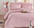 Постельное бельё Hobby Home сатин-жаккард "Damask" (пудра), Евро