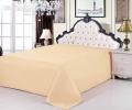 Простынь сатин кремовая (PRC-02), 160x220