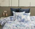 Постельное белье с одеялом "Kazanov.A." Королек (индиго жемчуг) Велюр/Egypt Cotton, Евро
