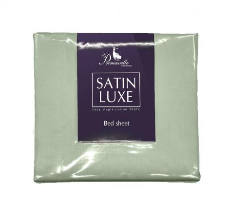 Простыня на резинке "Primavelle" Сатин ДеЛюкс 160х200, Шалфей