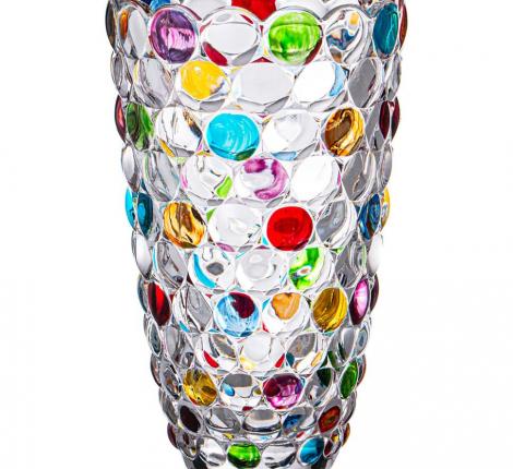 ВАЗА "BUBBLES COLORED", 15,2*15,2*23,8 см
