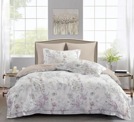 Постельное белье "Asabella" 2349-6 Сатин, Евро