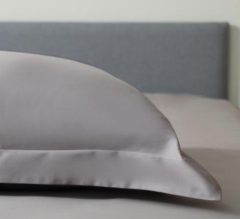 Постельное белье "Sofi de Marko" Моно (серый) Сатин ДеЛюкс, Евро макс