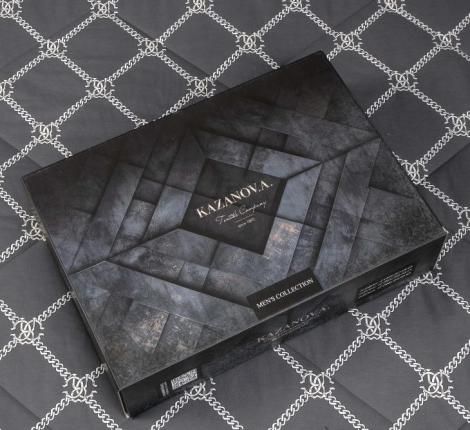 Постельное бельё с одеялом "Kazanov.A." Дотти (трюфель графит) Велюр/Egypt Cotton, Евро