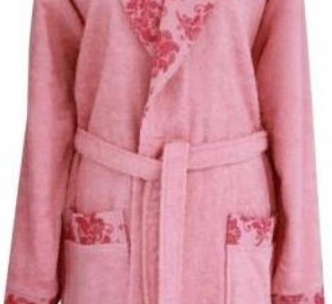 Халат махровый женский CIAO Pink (розовый), L-XL