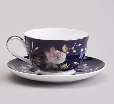 Чайный набор "КОБАЛЬТ" 86-2504-1 на 2 персоны, 4 предмета (300 мл)