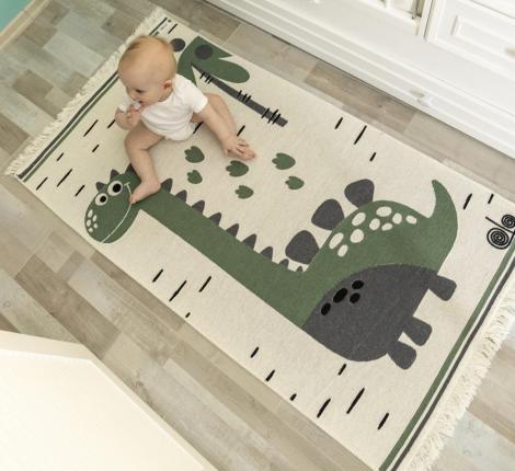 Коврик детский DINOKİDS (зелёный), 80х150