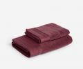 Комплект махровых полотенец "WINE BALANCE GRASS", 40х70+70х140