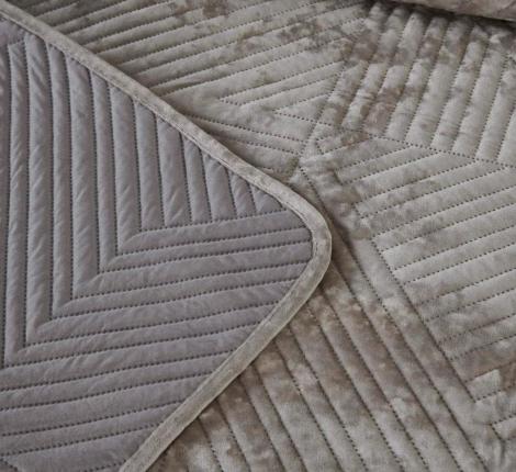 Покрывало "Sofi de Marko" Патрисия (бежевая 1) Велюр, 240х260