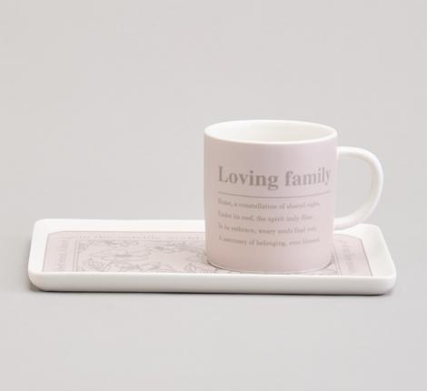 Чайный набор "LOVING FAMILY" на 1 персону, 210 мл