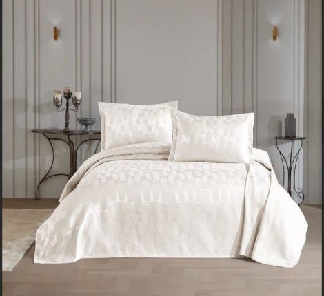 Покрывало EFOR Pique "MELISA" 240х260, кремовый