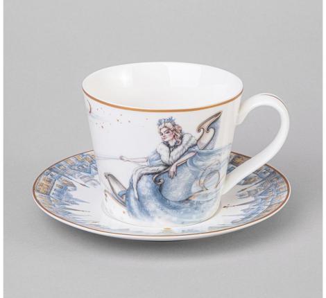 Чайная пара "СНЕЖНАЯ КОРОЛЕВА" 590-624, 300 мл