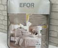 Постельное бельё c одеялом EFOR SATEN BEJ (бежевый), Евро