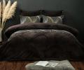 Постельное белье с одеялом "Kazanov.A." Байрон (трюфель) Велюр/Egypt Cotton, Евро