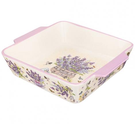 Блюдо для запекания квадратное "ЛАВАНДА", 3,1 л