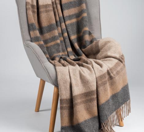 Плед INCALPACA (55% шерсть альпака, 45% шерсть мериноса) PP-56, 170x210