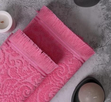 Полотенце махровое AMBIELLA "VERA" 50х90, розовый