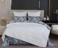 Постельное белье с одеялом "Kazanov.A." Зара (графит жемчуг) Сатин, 1,5 спальный