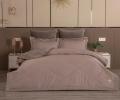 Постельное белье с одеялом "Kazanov.A." Lindor Fluffy (капучино трюфель) Велюр/Egypt Cotton, Евро