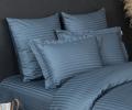 Постельное белье "Kazanov.A." Stripe Royal (ниагара) Страйп Сатин, Евро