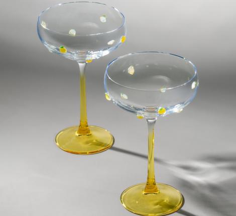 Набор креманок 2 штуки "FRUITY LEMON", 270 мл