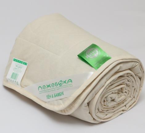 Одеяло лёгкое Лежебока "ЛЁН и БАМБУК", 172х205