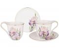Чайный набор "IRISES" 590-480 на 2 персоны, 4 предмета, 275 мл