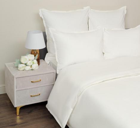 Постельное белье "Sofi de Marko" Саммер (белый) Варёный хлопок, 1,5 спальный