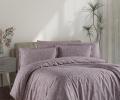 Постельное белье "DO&CO" Сатин DELUX ELLAN (лаванда), Евро