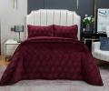 Покрывало велюровое "Kazanov.A." Kendall (сангрия), 240х260