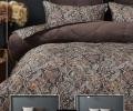 Постельное белье с одеялом "Kazanov.A." Катар (брауни) Велюр/Egypt Cotton, Евро